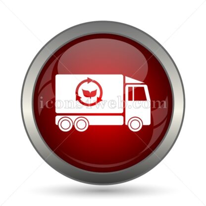 Eco truck vector icon - Icons for website