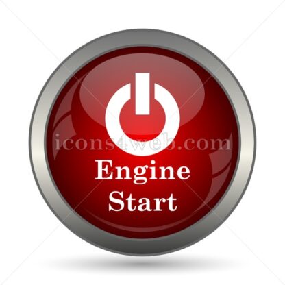 Engine start vector icon - Icons for website