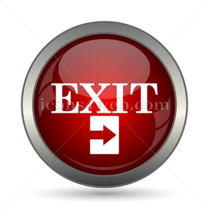 Exit vector icon - Icons for website