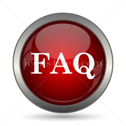 FAQ vector icon - Icons for website