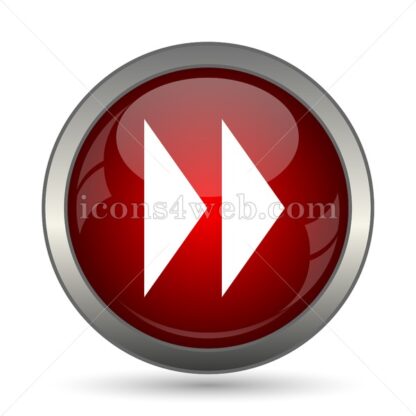 Fast forward sign vector icon - Icons for website