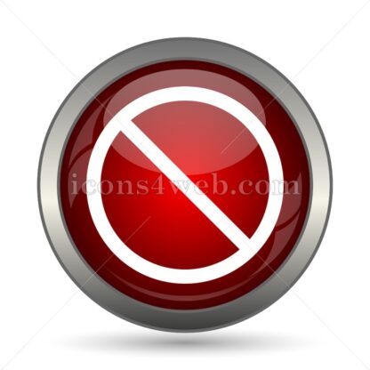 Forbidden vector icon - Icons for website