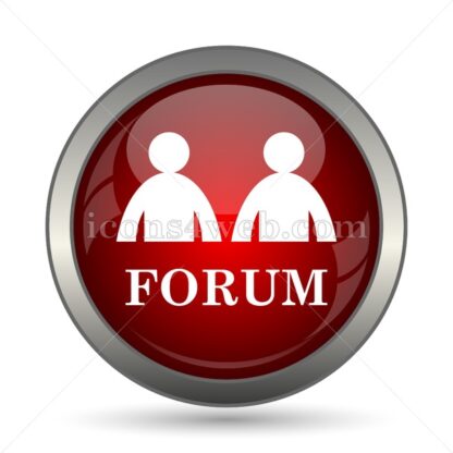 Forum vector icon - Icons for website