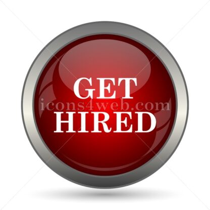 Get hired vector icon - Icons for website