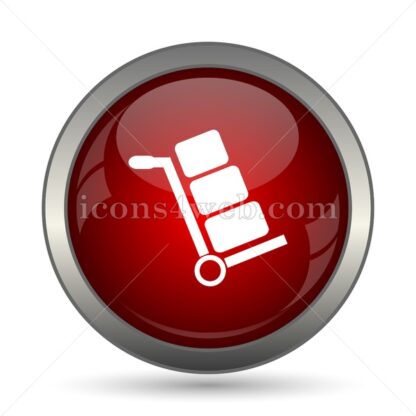 Hand truck vector icon - Icons for website