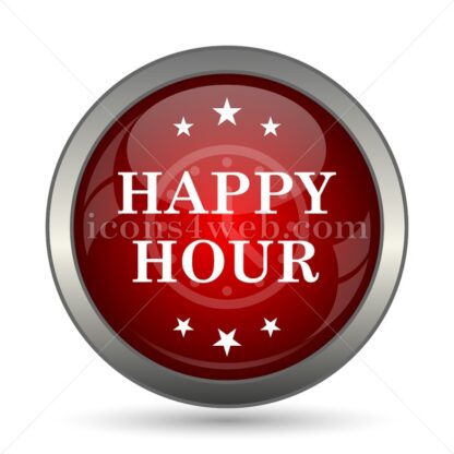 Happy hour vector icon - Icons for website