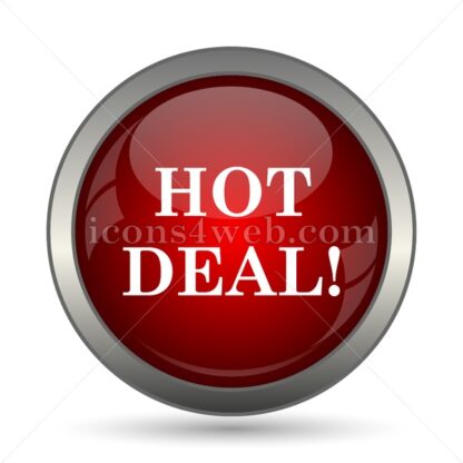 Hot deal vector icon - Icons for website