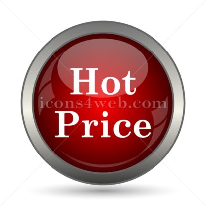 Hot price vector icon - Icons for website