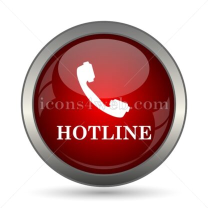 Hotline vector icon - Icons for website