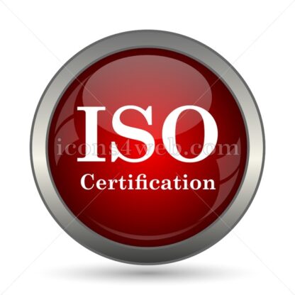 ISO certification vector icon - Icons for website