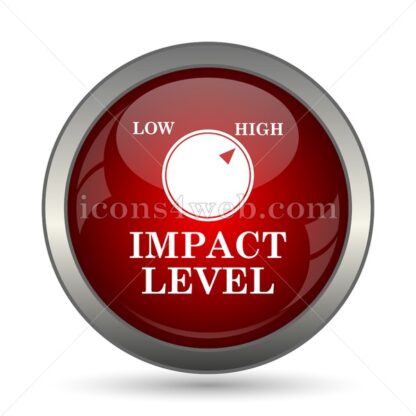 Impact level vector icon - Icons for website