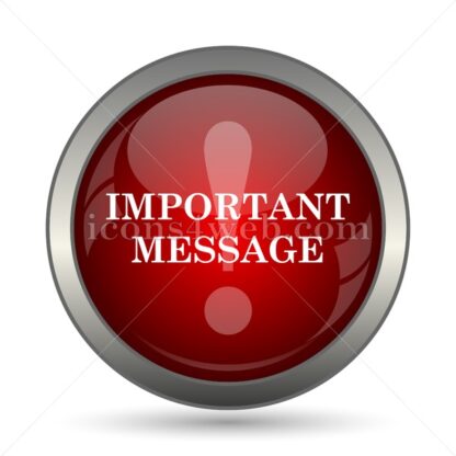 Important message vector icon - Icons for website