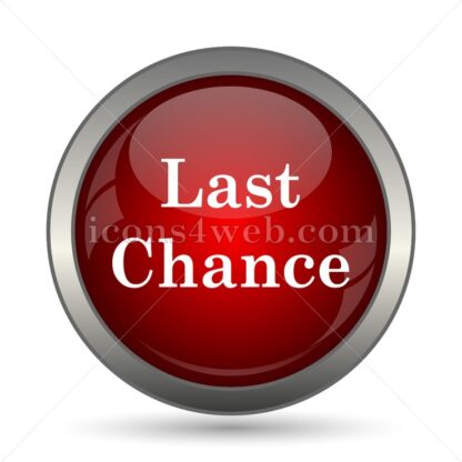 Last chance vector icon - Icons for website