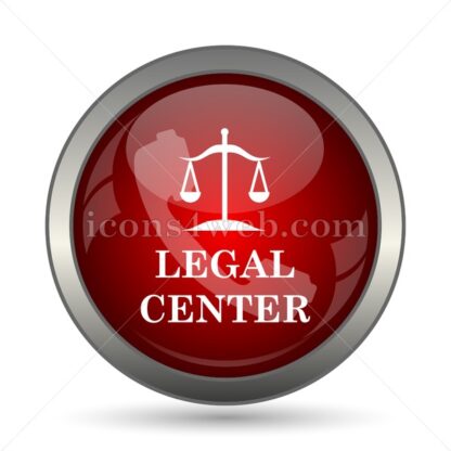 Legal center vector icon - Icons for website
