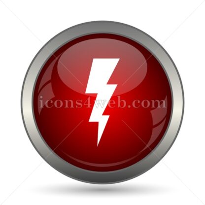 Lightning vector icon - Icons for website