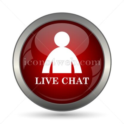 Live chat vector icon - Icons for website