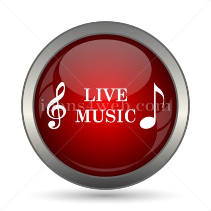 Live music vector icon - Icons for website