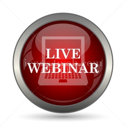 Live webinar vector icon - Icons for website