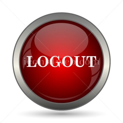 Logout vector icon - Icons for website