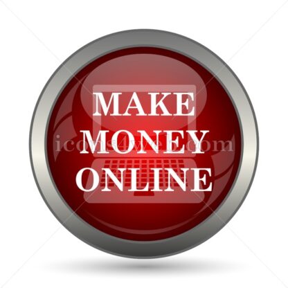 Make money online vector icon - Icons for website