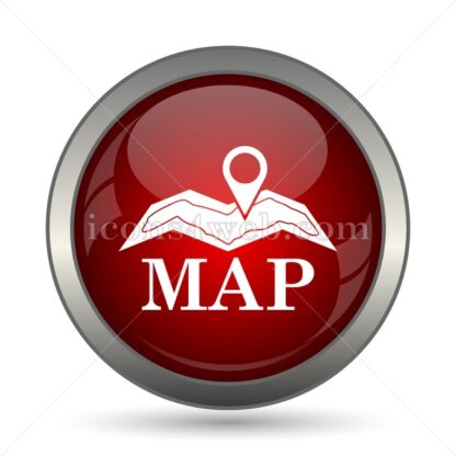 Map vector icon - Icons for website