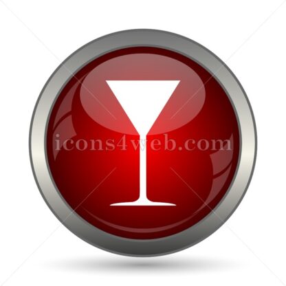 Martini glass vector icon - Icons for website
