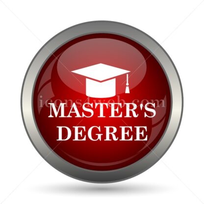 Master’s degree vector icon - Icons for website