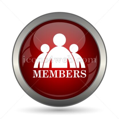 Members vector icon - Icons for website