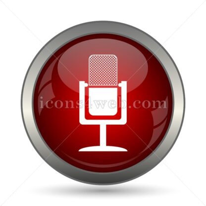 Microphone vector icon - Icons for website