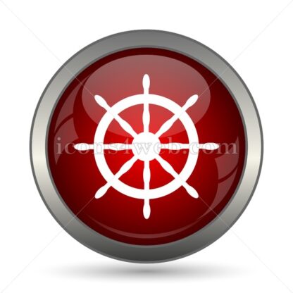 Nautical wheel vector icon - Icons for website