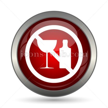 No alcohol vector icon - Icons for website