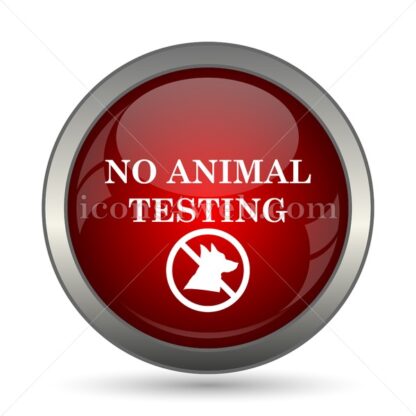 No animal testing vector icon - Icons for website