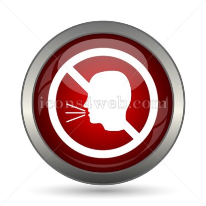 No talking vector icon - Icons for website