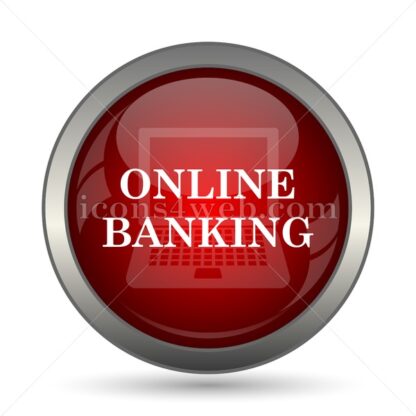 Online banking vector icon - Icons for website