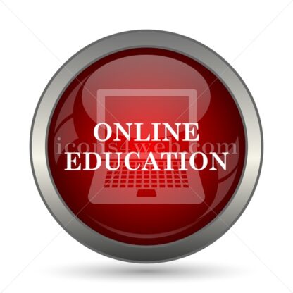 Online education vector icon - Icons for website