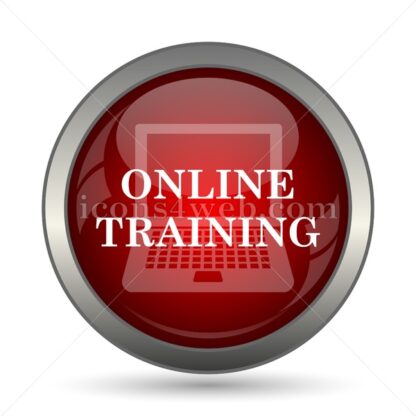 Online training vector icon - Icons for website