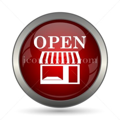 Open store vector icon - Icons for website