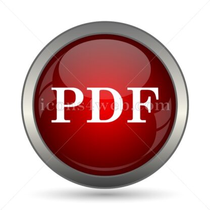 PDF vector icon - Icons for website