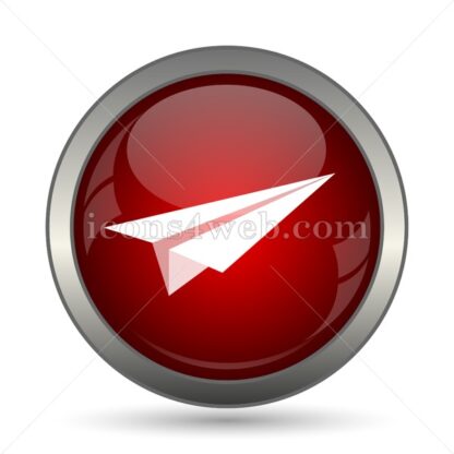 Paper plane vector icon - Icons for website
