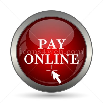 Pay online vector icon - Icons for website