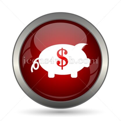 Piggy bank vector icon - Icons for website