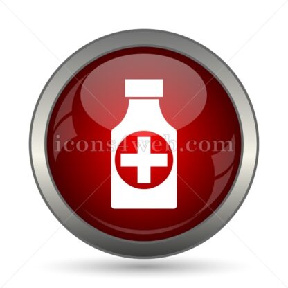Pills bottle vector icon - Icons for website