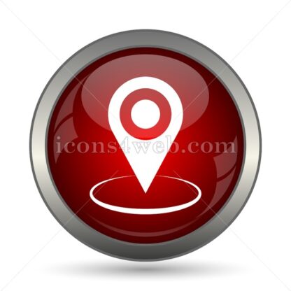 Pin location vector icon - Icons for website