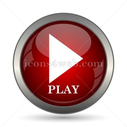 Play vector icon - Icons for website
