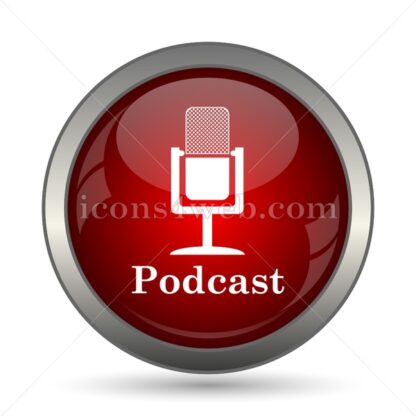 Podcast vector icon - Icons for website