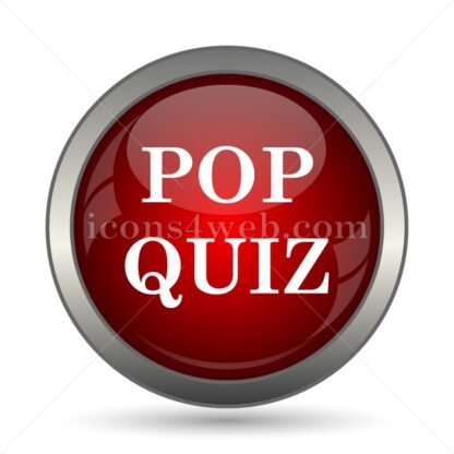 Pop quiz vector icon - Icons for website