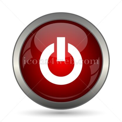 Power button vector icon - Icons for website