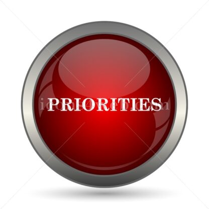 Priorities vector icon - Icons for website