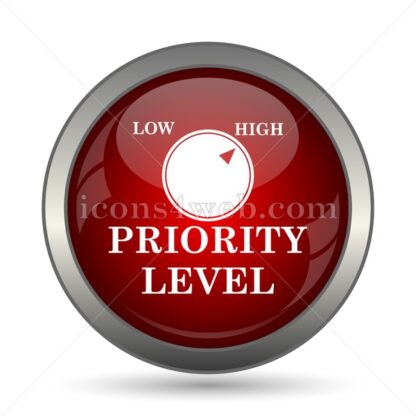 Priority level vector icon - Icons for website