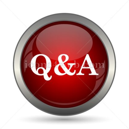Q&A vector icon - Icons for website